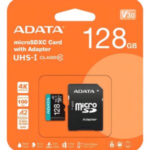 Tarjeta microSD de 128 GB V30 para 4K