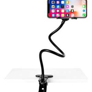 Soporte flexible universal para celular — negro