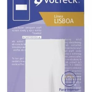 Tapón ciego blanco de un módulo — línea Lisboa