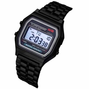 Reloj digital deportivo W901 LED — negro, unisex