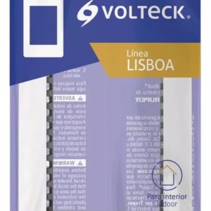 Placa blanca de una ventana y tres módulos — línea Lisboa