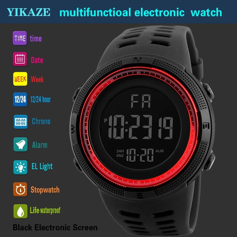 Reloj deportivo militar digital LED - Imagen 3