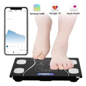Báscula electrónica de baño inteligente con Bluetooth