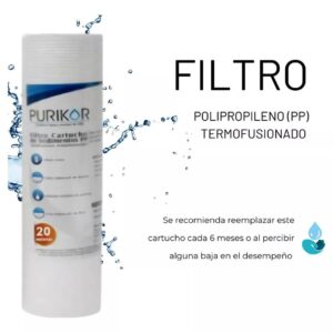 Cartucho PURIKOR de polipropileno — 5 micras